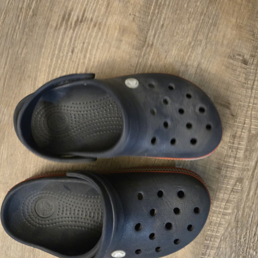 CROCS Kids Dark Blue Slip-On Sandals